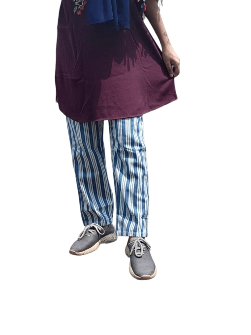 Denim Cotton Formal Pant - Image 3