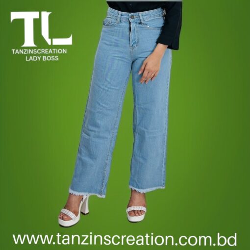 Denim Cotton Plazu(Light Blue) - Image 2