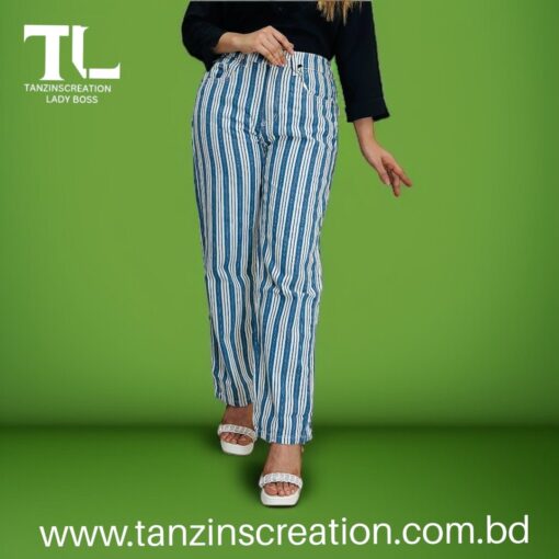 Denim Cotton Plazu (Blue Step) - Image 5