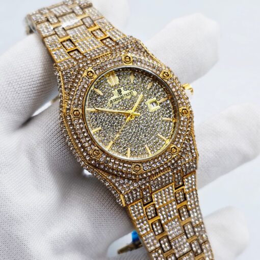 Premium Quality AP Stone Watch | Party Watch | AP Watch 38 B - Image 2