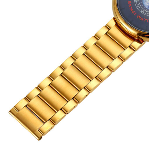 SKMEI Starry Sky Quartz Watch | 100% Authentic | SKMEI 2361 Golden - Image 3