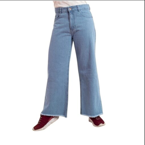 Denim Cotton Plazu(Light Blue)